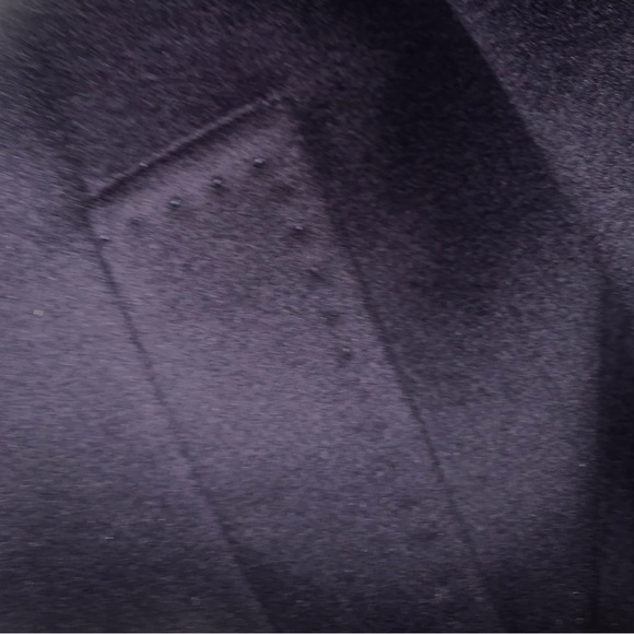 CINZIA ROCCA Soft Baby Wool Funnel Neck Coat Made in Italy, navy - Picture 6 of 10